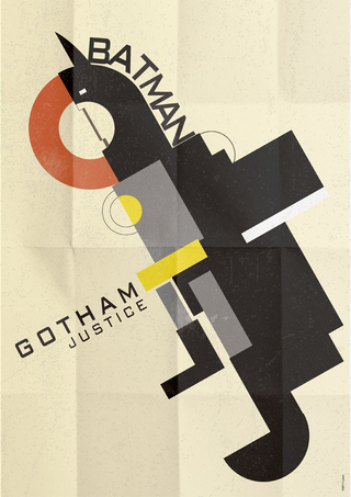 Illustration for article titled Fritz Lang's Silver Surfer, Bauhaus Iron Man, and other Art Deco superheroes